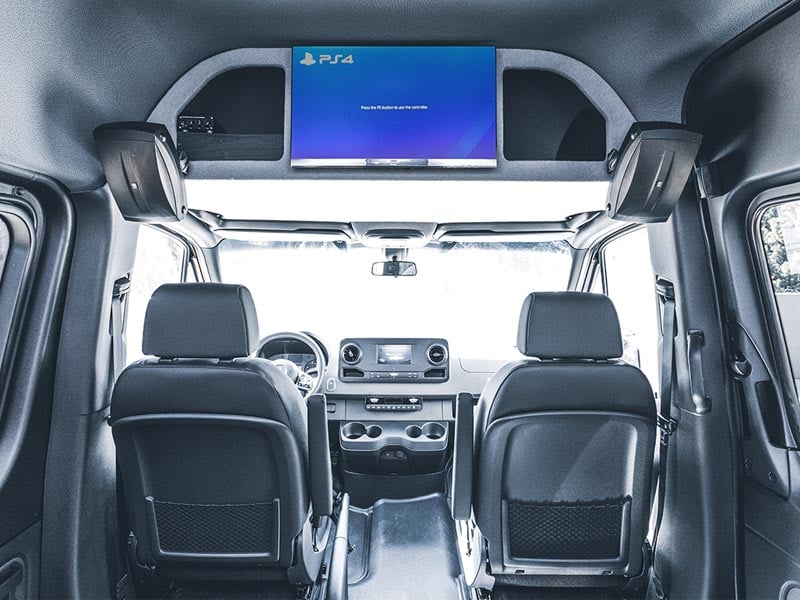 Mercedes Sprinter in-van Entertainment
