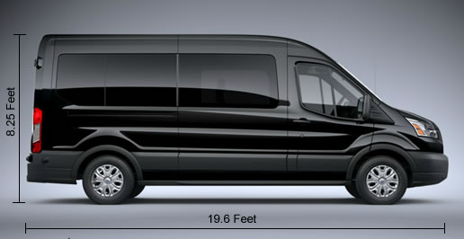Ban Vehicle Guide Ford Transit Sprinter Side View