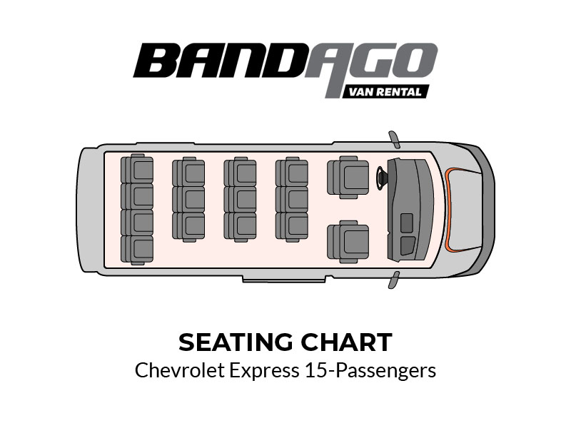 Chevrolet Express 15-Passenger Seating Chart