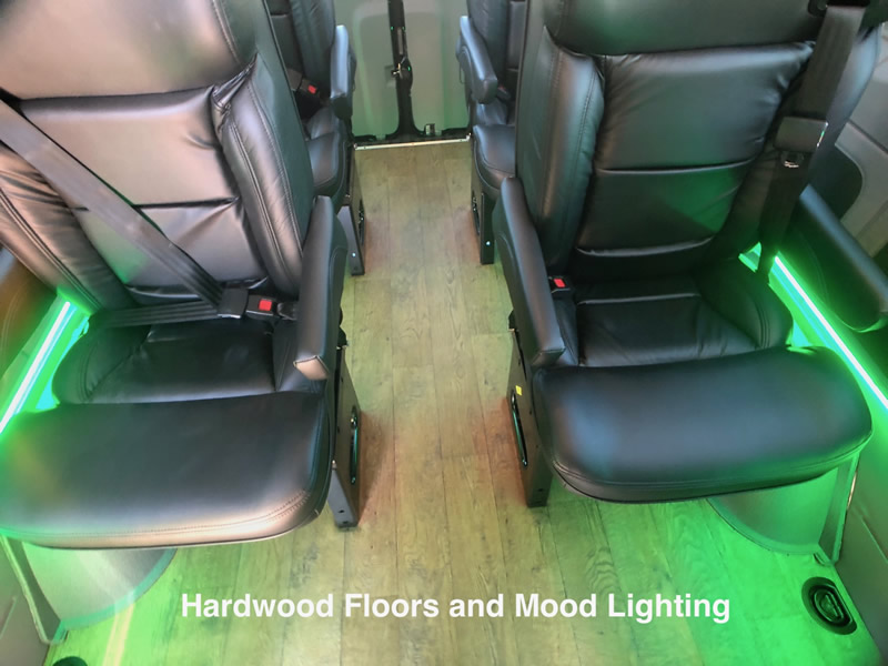 Hardwood Floors and mood lighting