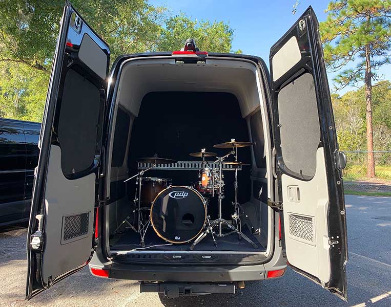 Bench Sprinter Cargo Hold Big Enough For ALL Your Gear