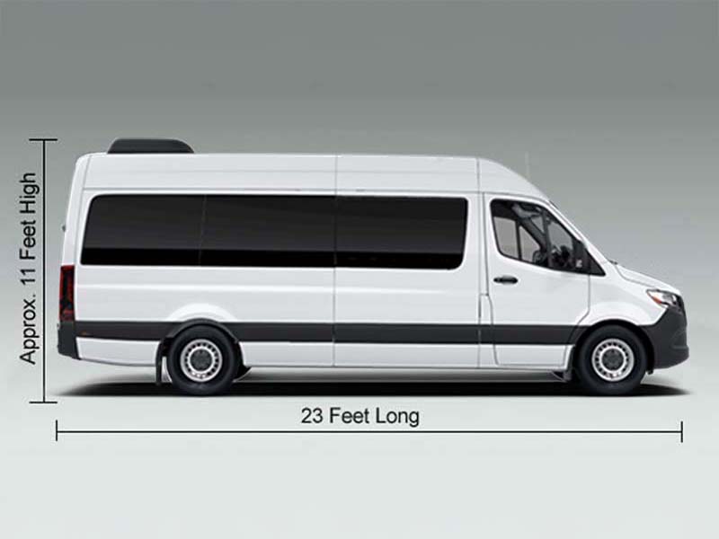 Bandago Sprinter Crew Dimensions