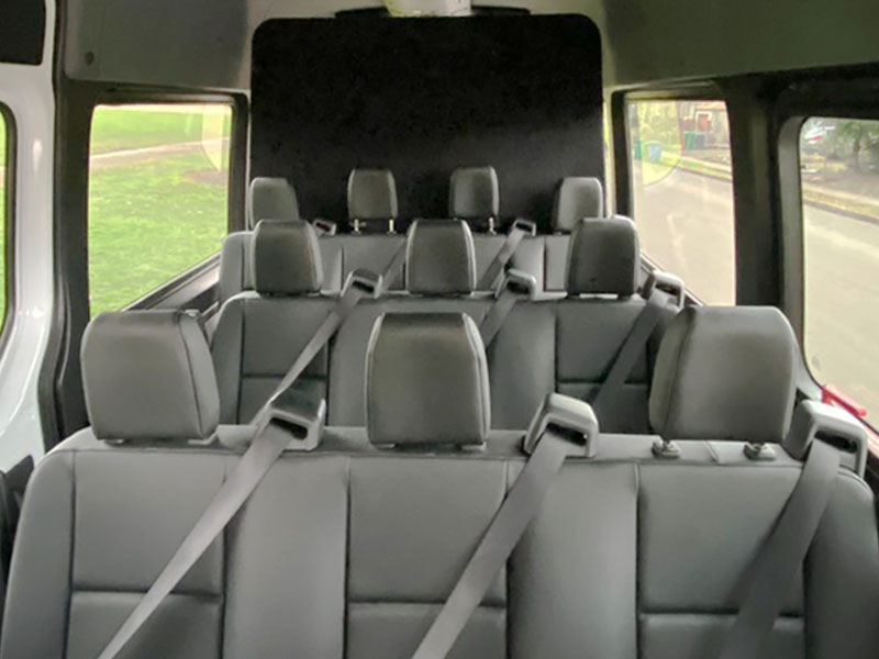 Seats For 12 Passengers With Tons Of Headspace
