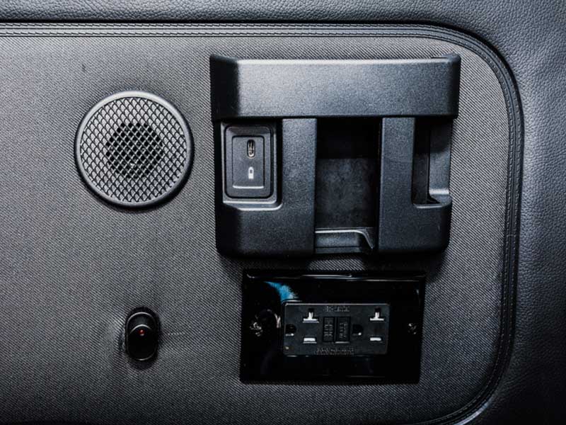 USB and AC Power Outlets