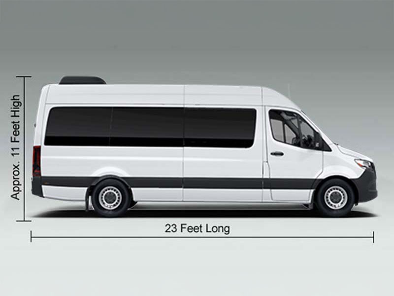 White Sprinter 15-Passenger Van