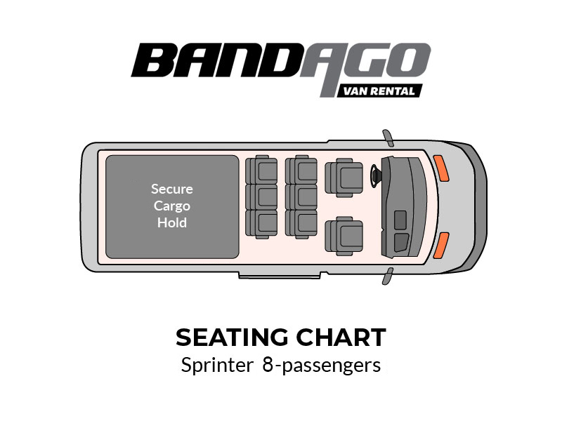Bandago Band Van seating chart
