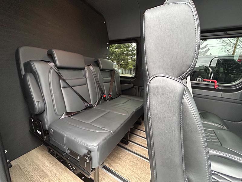 Plenty of leg room for stretching out