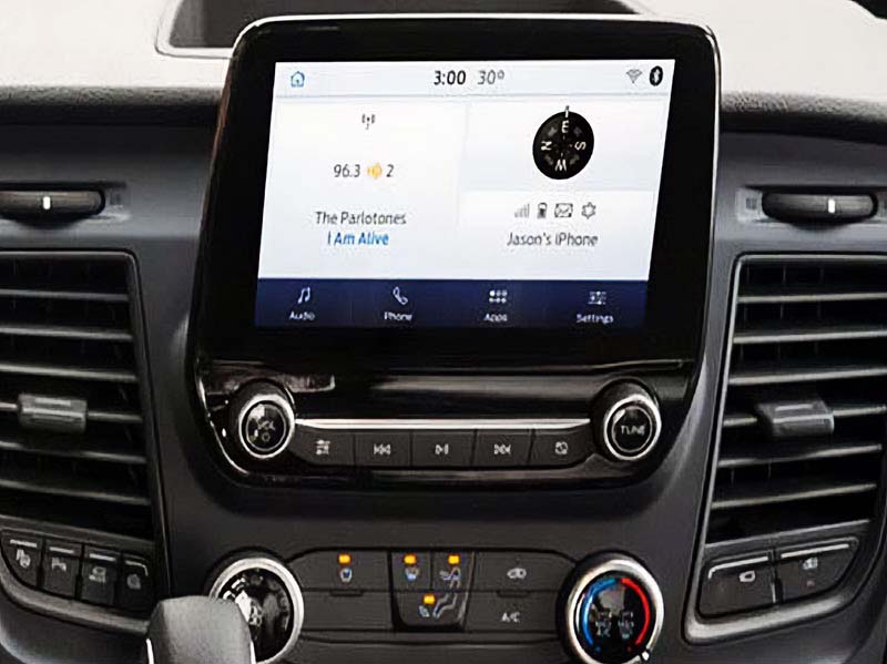 Transit High Roof Audio Display
