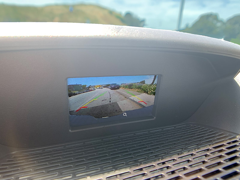 Transit Low Roof Backup Rear Camera