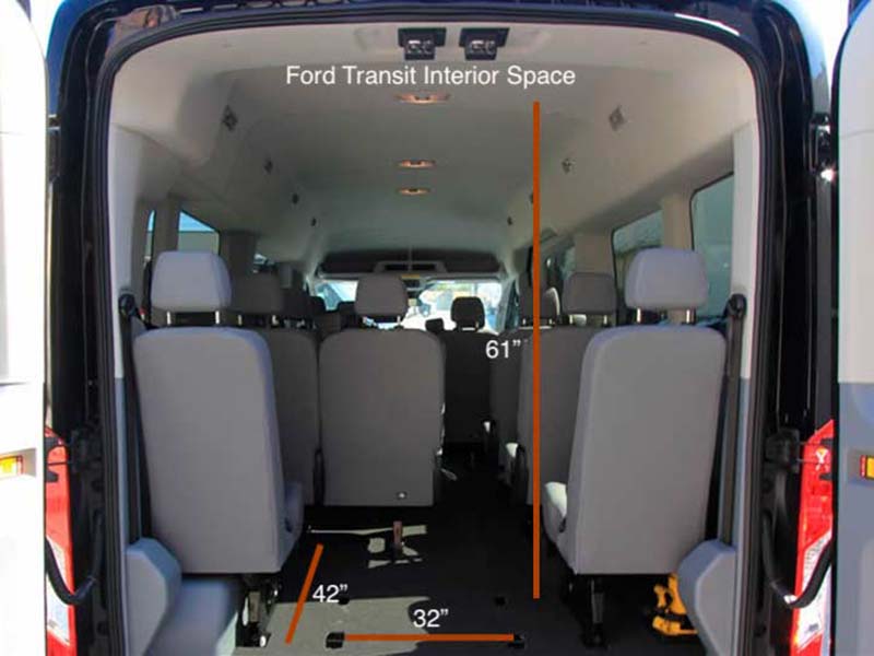 Transit Medium Roof Rear Storage